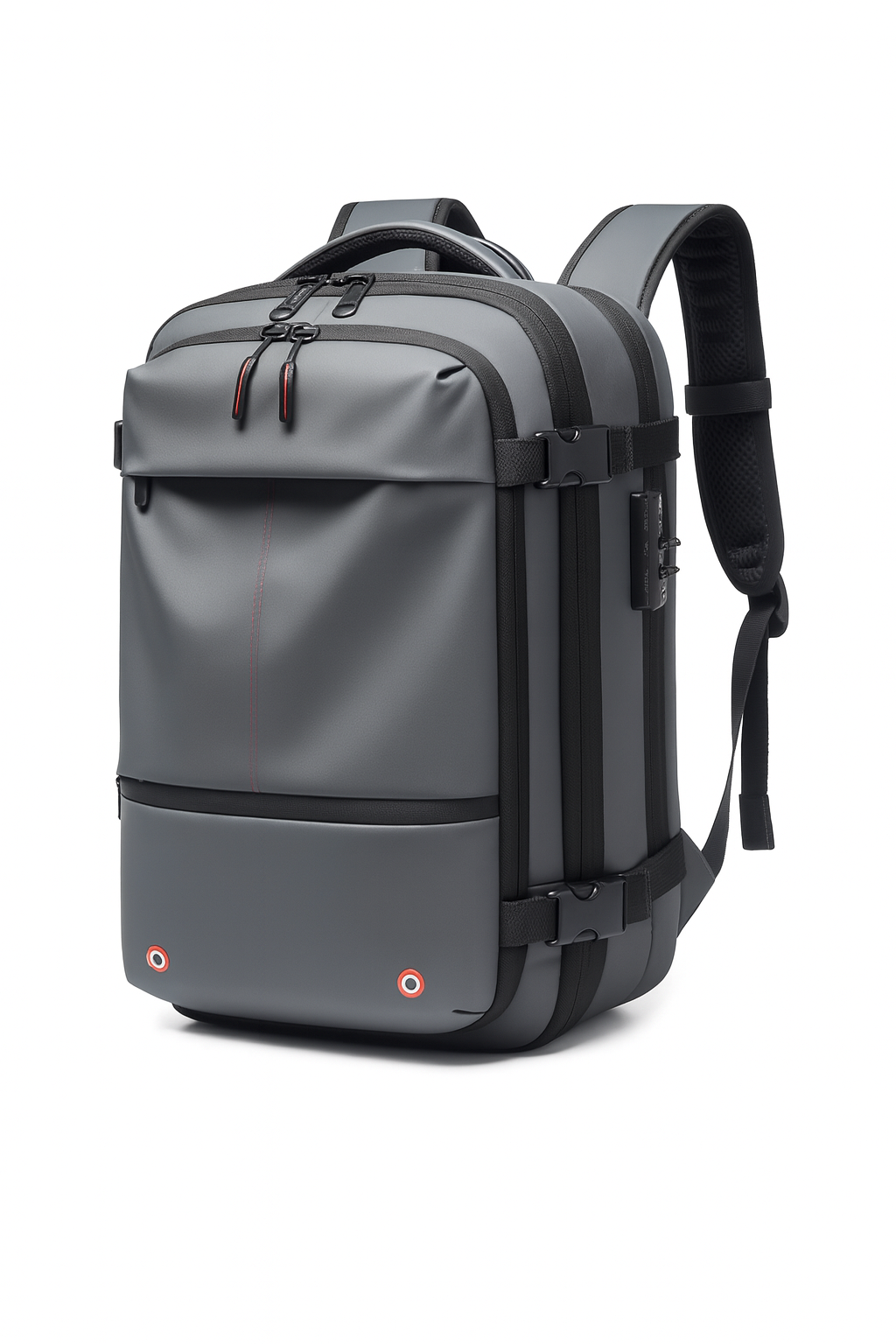 NordicPack Pro - Ultimate Roll-Top 30-45L (48CM) Travel Backpack | Anti-Theft, Water-Resistant & Effortlessly Stylish