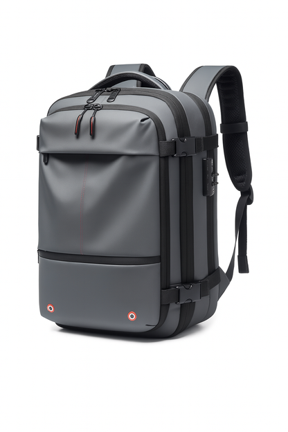 NordicPack Pro - Ultimate Roll-Top 30-45L (48CM) Travel Backpack | Anti-Theft, Water-Resistant & Effortlessly Stylish