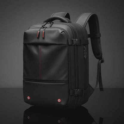 NordicPack Pro - Ultimate Roll-Top 30-45L (48CM) Travel Backpack | Anti-Theft, Water-Resistant & Effortlessly Stylish